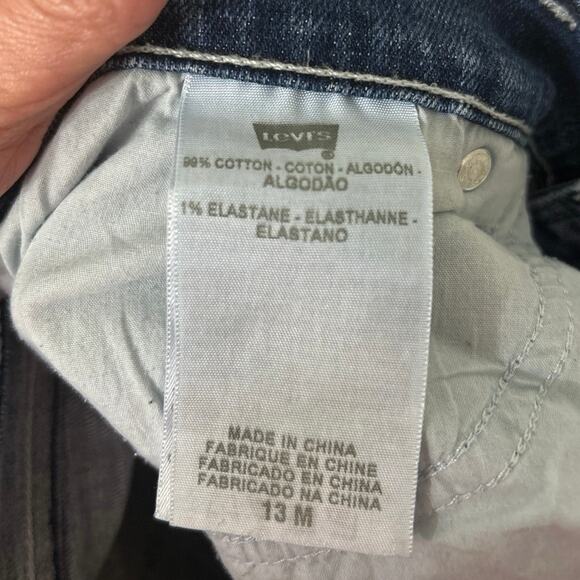 Levi’s Y2K 524 Too SuperLow Rise Boot/Flare Flap Pocket Denim Jeans Size 13 - Picture 11 of 13